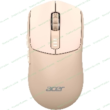 Мышь беспроводная Acer OMR312 розовый, 3200 dpi, радиоканал, Bluetooth, USB, кнопки - 5
