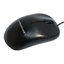 Мышь проводная Nakatomi MON-05U черный, 1000 dpi, USB, кнопки - 3