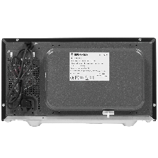 Микроволновая печь BRAYER BR2503 черный, 23 л, 900 Вт, переключатели - кнопки, поворотный механизм