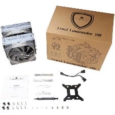 Устройство охлаждения(кулер) Thermalright Frost Commander 140, Soc-AM5/AM4/1151/1200/2066/2011/1700 серый 4-pin 29.6dB Al+Cu 1000gr Ret (FC-140)