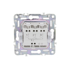Выключатель 3-кл. IEK SKANDY SK-V11B 10А бежевый SK-V30-0-10-K10