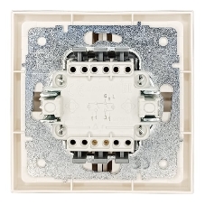 Выключатель 2-кл. СП ZIMA IP20 10А безвинт. зажим слон. кость LEZARD 704-9088-101QC