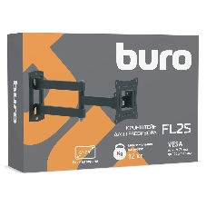 Кронштейн для телевизора Buro FL2S черный, 15