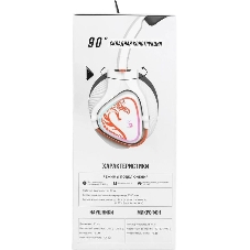 Гарнитура Bloody MR720 Naraka белый, беспроводная + проводная, радиоканал/Bluetooth/mini jack 3.5 мм, до 44 ч, подсветка