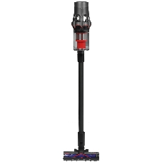 Пылесос вертикальный Deerma DEM-T50W серый/черный/красный, питание от аккумулятора, 420 Вт, уборка сухая, пылесборник 0.4 л