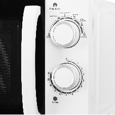 Микроволновая печь Kraft KF20MW7W-102M белый, 20 л, 700 Вт, переключатели - поворотный механизм