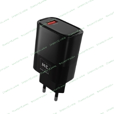 Сетевое зарядное устройство MORE CHOICE (4620202553416) NC09m 1USB 3.0A QC3.0 15W, черный