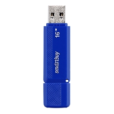 Флешка USB Smartbuy Dock Blue (SB16GbDK-B), 16Gb, USB 2.0, R/W 15/5, синий