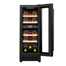 Винный шкаф Maunfeld MBWC-56D17 черный, 51 л, 2 отсека, 17 бут., класс G