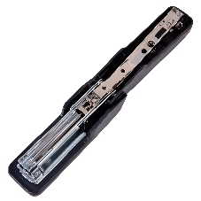 Степлер настольный Deli E0464BLACK Exceed 24/6 26/6 (25 листов) черный, 100 скоб, металл/пластик закрытый/открытый, коробка
