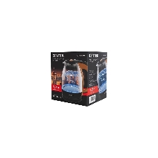 Электрочайник Centek CT-0056 кофейно-бежевый, 1.7 л, 2200 Вт, скрытый нагревательный элемент
