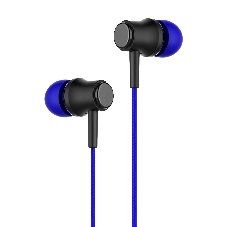 Наушники проводные вакуумные More choice G16 (Dark Blue) AUX с МК без рег.громкости