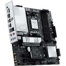 Материнская плата MSI PRO B850M-A WIFI, AM5, AMD B850, 4xDDR5, 4xSATA, 2xM.2, 1xPCIe 5.0 x16, 1xPCIe 4.0 x4, 1xPCIe 3.0 x1, 1xHDMI (v2.1), 1xDP (v1.4), 1x5Gb LAN, Wi-Fi 7, Bluetooth 5.4, 2xUSB-C 10Gbps, 3xUSB-A 10Gbps, 3xUSB-A 5Gbps, 2x3.5 мм, 7.1, mATX