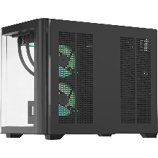 Компьютерный корпус AeroCool/Formula Crystal U2M Floe черный без БП mATX 1xUSB 3.0 1xUSB3.1 audio bott PSU
