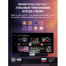 Проектор Cactus CS-C4.SG DLP 45600Lm (1920x1080) 800000:1 ресурс лампы:25000часов 1xUSB typeA 1xHDMI 6.8кг