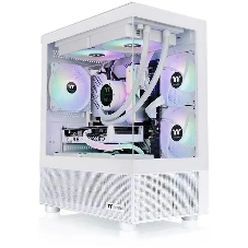 Компьютерный корпус Thermaltake View 170 TG ARGB белый без БП mATX 4x120мм 2x140мм 1x200мм 2xUSB 3.0 audio bott PSU