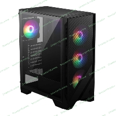 Компьютерный корпус MSI MAG FORGE 120A Mid-Tower, ATX, 2xUSB 3.2, Audio I/O, 6x120мм autoRGb Fan PWM RGb PWM Control Board, Tempered Glass Window