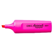 Текстовыделитель Deli Accent ES621PINK Delight, скошенный пишущий наконечник, 1-5мм, розовый Текстовыделитель Deli Accent ES621PINK Delight, скошенный пишущий наконечник, 1-5мм, розовый