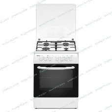 Плита комбинированная Kraft KF-FSK6402EW белый, конфорок 4 шт, духовка 70 л, 60 см x 87 см x 63 см