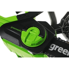 Цепная пила аккумуляторная GreenWorks G24CS25K4, 24V, 25 см, c АКБ 4А·ч и ЗУ (2007707UB)