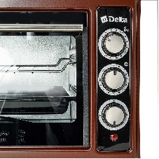 Мини-печь Delta D-0123 коречневый