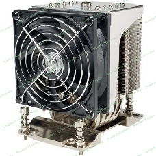 Кулер серверный Ablecom ACL-S40260 серебристый, 92 мм, алюминий/медь, 3800 об/мин, 38 дБ, 4 pin, 350 Вт, 126 мм