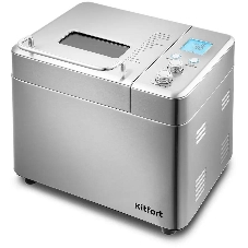 Хлебопечка Kitfort KT-304 серебристый, 550 Вт, 1 кг, 15 программ