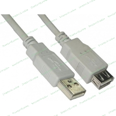 Кабель удлинитель 5bites UC5011-050C USB2.0, AM/AF, 5м.