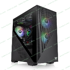 Компьютерный корпус Thermaltake Divider 170 TG ARGb/Black CA-1S4-00S1WN-00/Win/SPCC/Tempered Glass*1/120мм ARGb PWM Fan*2