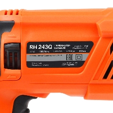 Перфоратор Patriot RH 243Q, SDS-plus, 770 Вт, 2,6 Дж, от сети