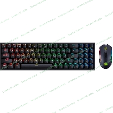 Комплект клавиатура+мышь Redragon S136 беспроводной, USB + Bluetooth, 8000 DPI, чёрный