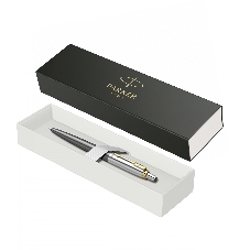 Ручка шариковая Parker Jotter Grey Core GT (2213723) M, синие чернила, подарочная коробка