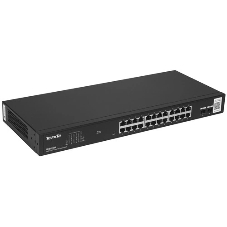 Коммутатор Tenda TEG2226F, 24×1 Гбит/с + 2×1 Гбит/с SFP, управляемый