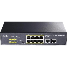Коммутатор Cudy GS1010P, 8×1 Гбит/с, 2×1 Гбит/с