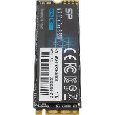 Накопитель SSD Silicon Power P34A60, 1Tb, PCIe 3.0 x4, M.2 2280, NVMe, R/W 2200/1600