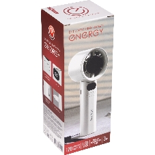 Вентилятор Energy EN-0616 USB белый, настольный/портативный, 3 Вт, 120 скоростей, 6 см, аккумуляторный