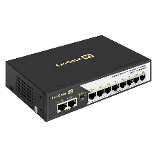 Коммутатор ExeGate EDGS-2182D.8PoE-120W, 8×1 Гбит/с PoE+ + 2×1 Гбит/с Uplink, управляемый