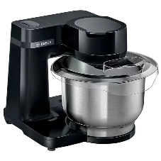 Кухонный комбайн Bosch MUMS2EB01, 700 Вт, 4 скорости, металл чаша 3,8 л, черный