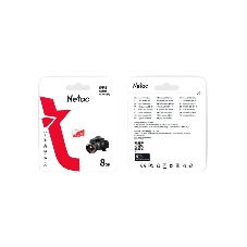 Флеш карта Netac P500 ECO MicroSDHC 8Gb C10 NT02P500ECO-008G-S