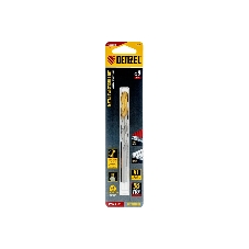 Сверло спиральное по металлу Denzel 9 x 125мм, Р6М5, Golden Tip