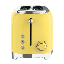 Тостер Tesler TT-260, желтый, 815 Вт, 2 слота