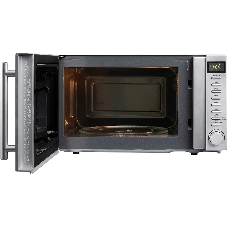 Микроволновая печь BBK 20MWG-733T/BS-M серебристый, 20 л, 700 Вт, переключатели - тактовый механизм, кнопки