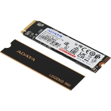 Накопитель SSD ADATA LEGEND 960, 1Tb, PCIe 4.0 x4, M.2 2280, NVMe, R/W 7400/6000, с радиатором