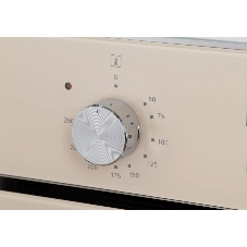 Шкаф духовой электрический Maunfeld EOEM516BG, 45 см, 51 л, бежевый, встраиваемый