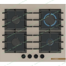 Газовая варочная панель Bosch PPP6B1J40R бежевый
