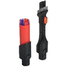 Пылесос вертикальный Deerma DEM-T50W серый/черный/красный, питание от аккумулятора, 420 Вт, уборка сухая, пылесборник 0.4 л