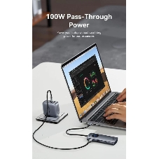 USB-концентратор Vention TQXHB, USB Type-C, USB/USB Type-C/HDMI, USB Type-C