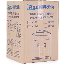 Кулер для воды Aqua Work 0.7-TDR, верхняя загрузка, нагрев 95 °С, охлаждение 12 °С, бело-черный