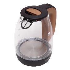 Электрочайник Centek CT-0056 кофейно-бежевый, 1.7 л, 2200 Вт, скрытый нагревательный элемент