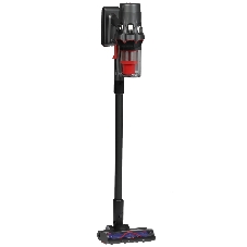 Пылесос вертикальный Deerma DEM-T50W серый/черный/красный, питание от аккумулятора, 420 Вт, уборка сухая, пылесборник 0.4 л
